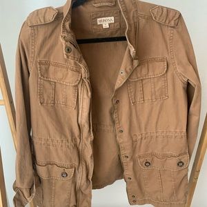 Brown cargo jacket